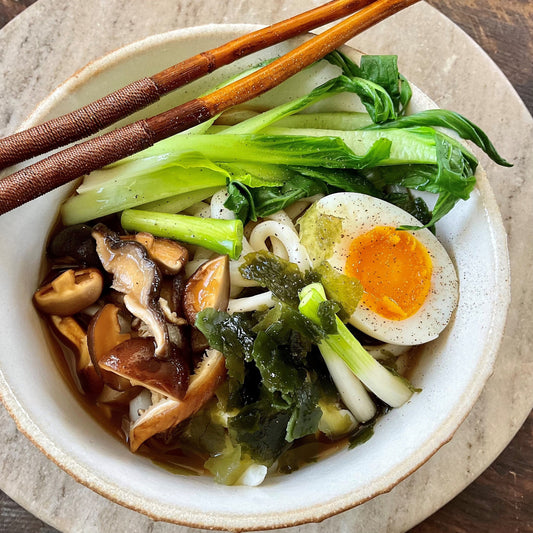 Udon with Wakame and Beef Bone Broth-Southern Seagreens